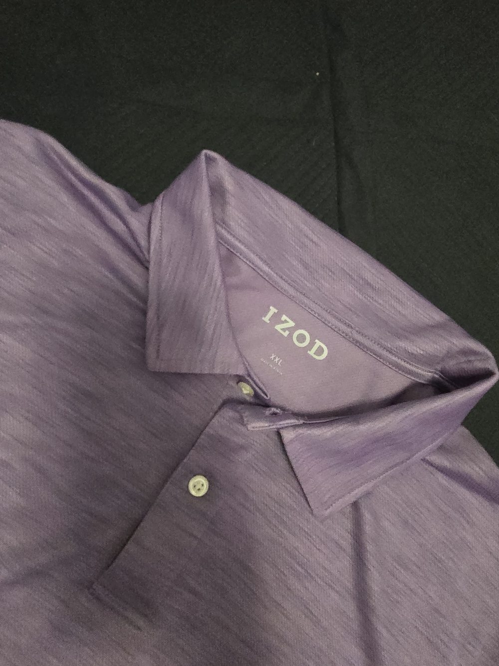 Izod Men's Heathered Lavender Polo